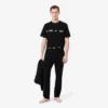 Katoenen jersey pyjamabroek voor heren