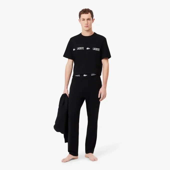 Katoenen jersey pyjamabroek voor heren