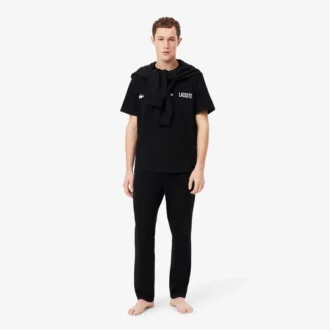 Katoenen jersey pyjamabroek voor heren