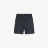 Katoenen korte broek met krokodillenprint en strepen