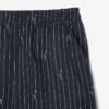 Katoenen korte broek met krokodillenprint en strepen
