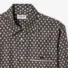 Katoenen overhemd met print en regular fit