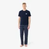 Katoenen pyjamaset met krokodillenprint