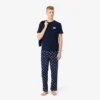 Katoenen pyjamaset met krokodillenprint