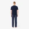 Katoenen pyjamaset met krokodillenprint