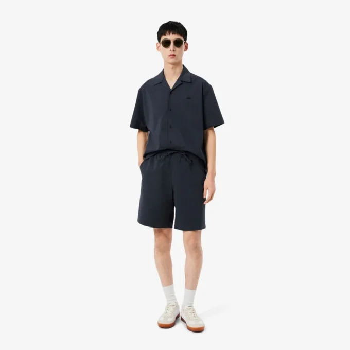 Katoenen seersuckershort