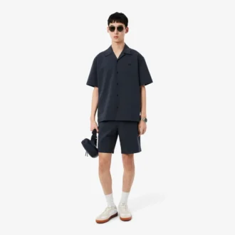 Katoenen seersuckershort