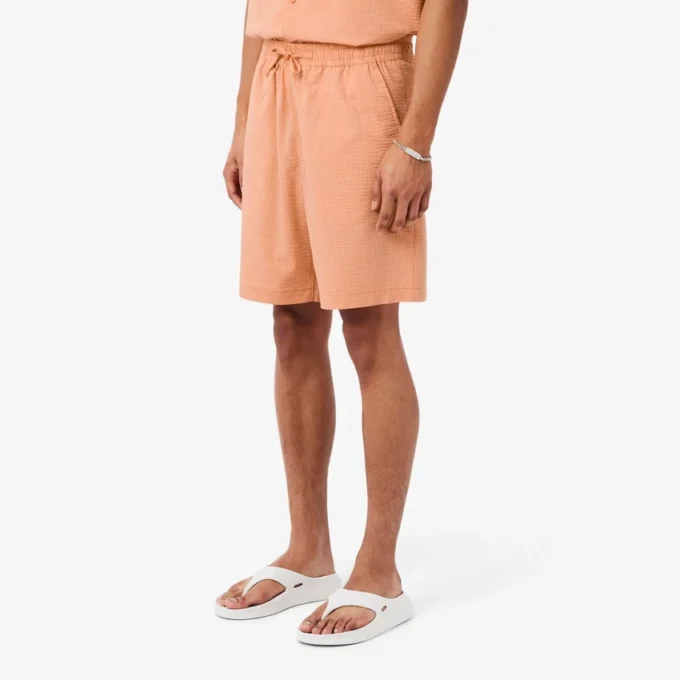 Katoenen seersuckershort