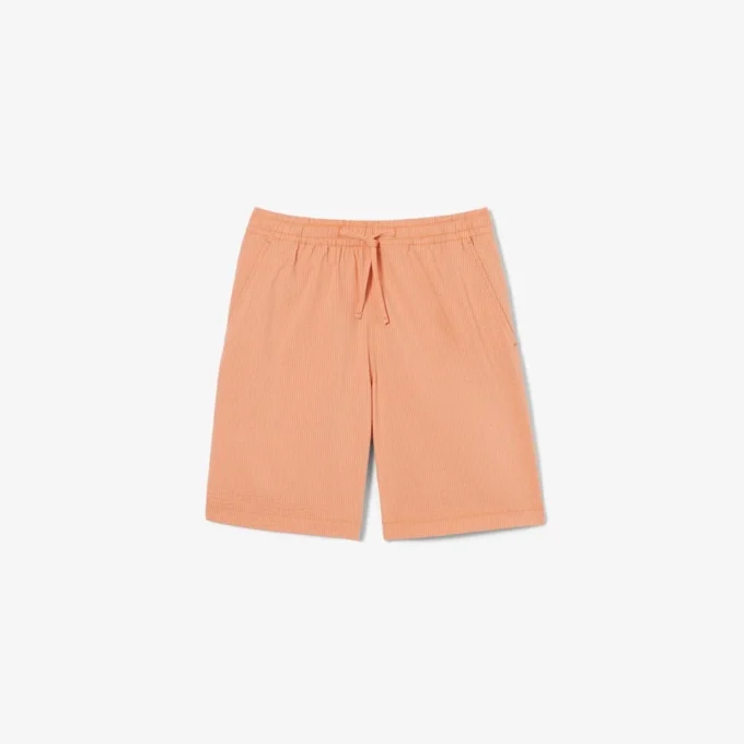 Katoenen seersuckershort
