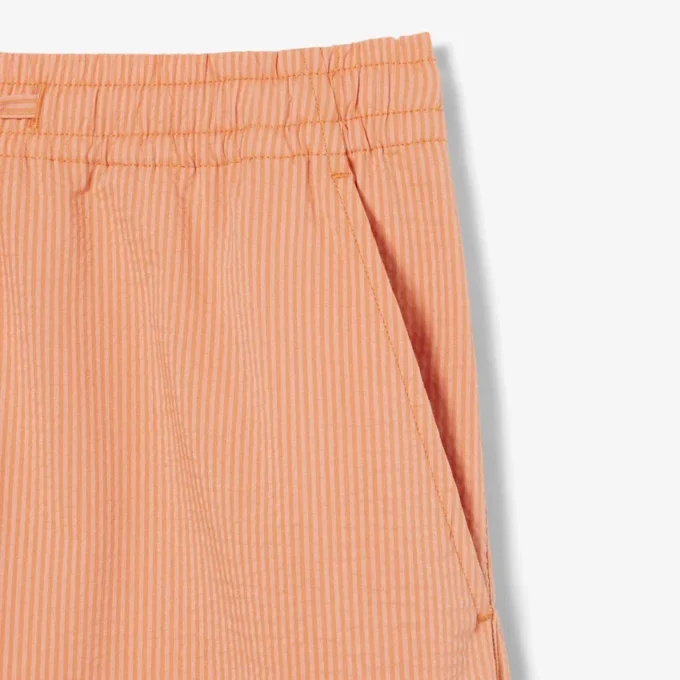 Katoenen seersuckershort