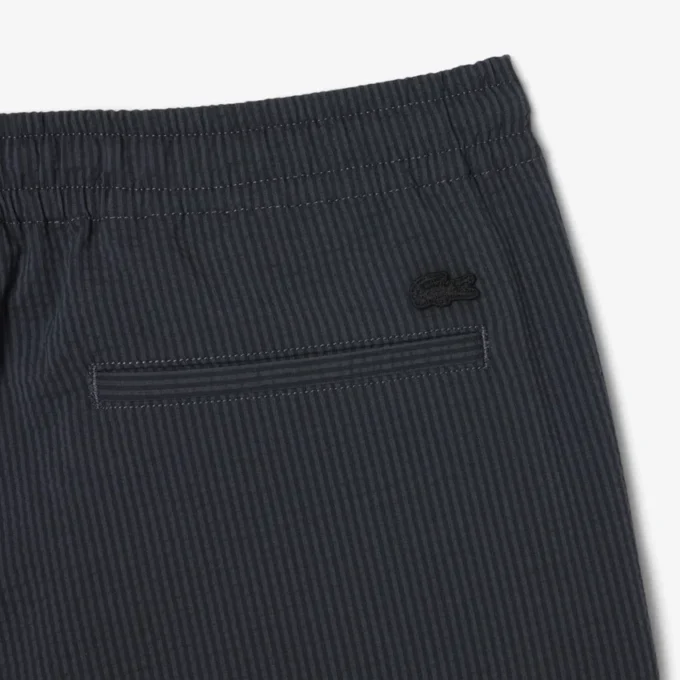 Katoenen seersuckershort