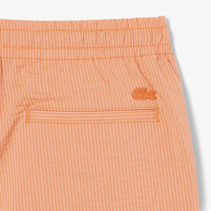 Katoenen seersuckershort