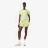 Katoenen short met plooien