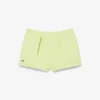 Katoenen short met plooien