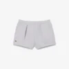 Katoenen short met plooien