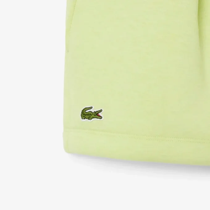 Katoenen short met plooien