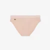 Katoenen slip met gestreepte tailleband