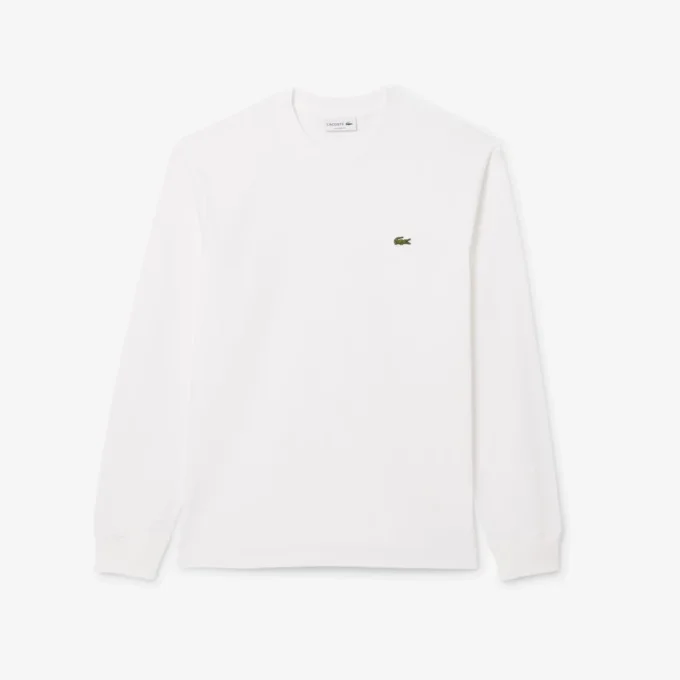 Katoenen T-shirt met lange mouwen voor heren