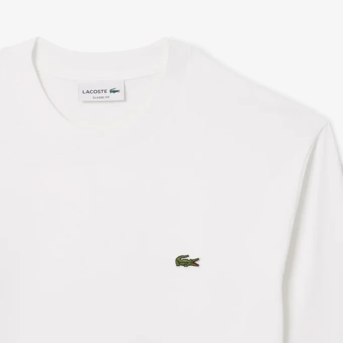 Katoenen T-shirt met lange mouwen voor heren