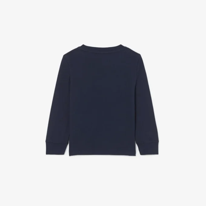 Katoenen T-shirt met lange mouwen voor jongens