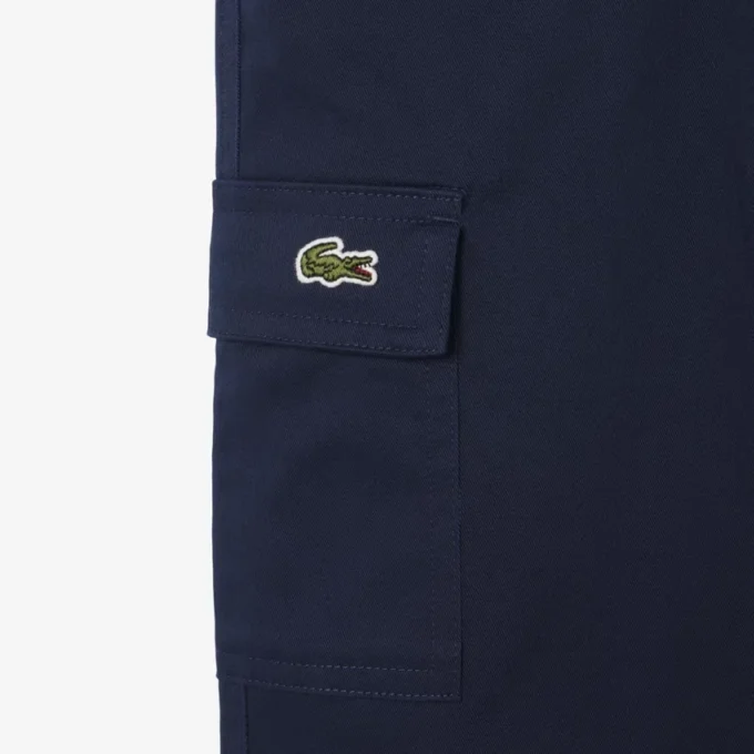 Katoenen twill cargobroek