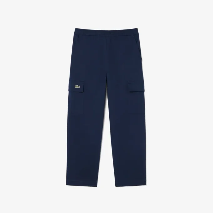 Katoenen twill cargobroek voor jongens