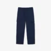 Katoenen twill cargobroek voor jongens
