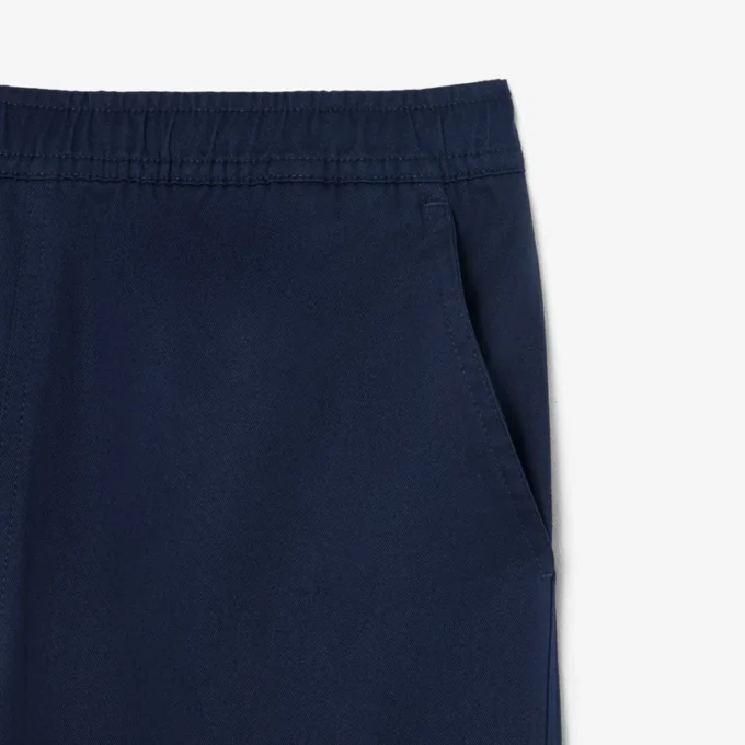 Katoenen twill cargobroek voor jongens