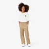 Katoenen twill cargobroek voor meisjes