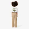 Katoenen twill cargobroek voor meisjes