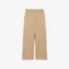 Katoenen twill cargobroek voor meisjes