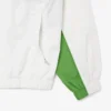 Katoenen twill jasje met rits en relaxte pasvorm