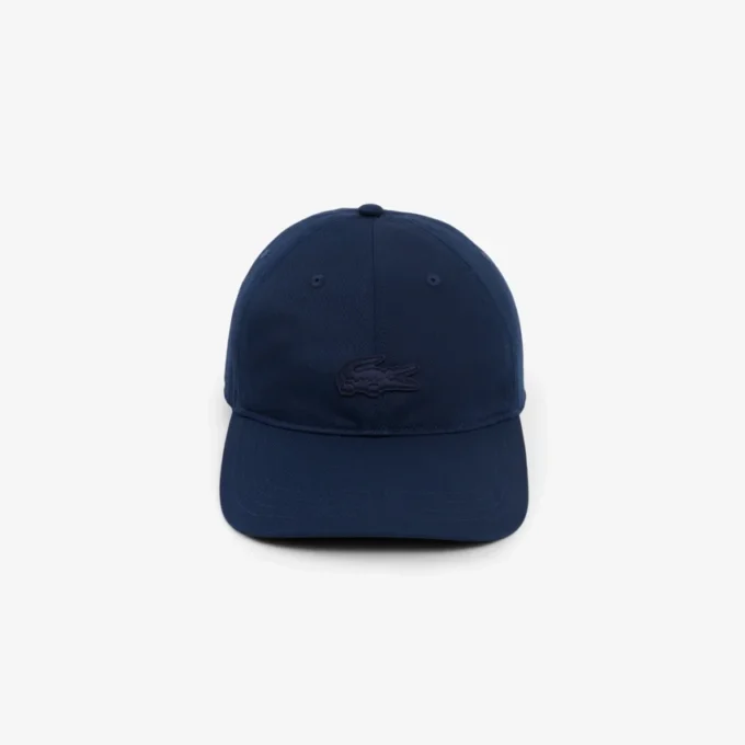 Katoenen twill pet met logo