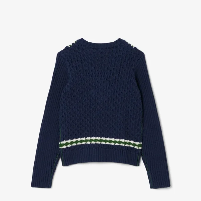 Katoenen vest met V-hals voor meisjes