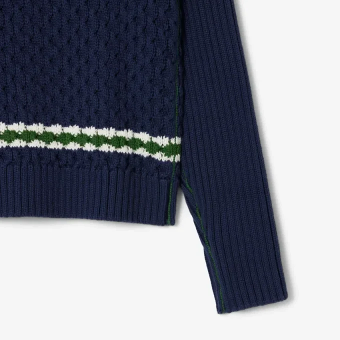 Katoenen vest met V-hals voor meisjes