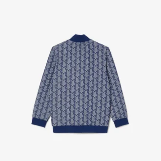 Kinder-sweatshirt met hoge kraag en ritssluiting met Paris-monogram