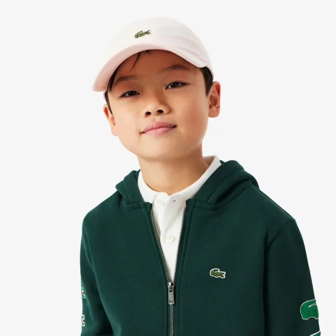 Kinderhoodie met rits en print