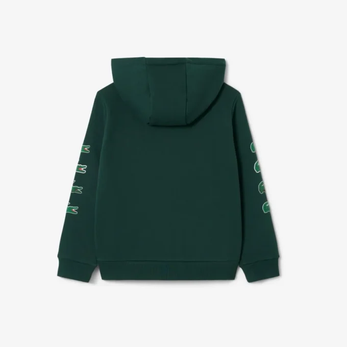 Kinderhoodie met rits en print