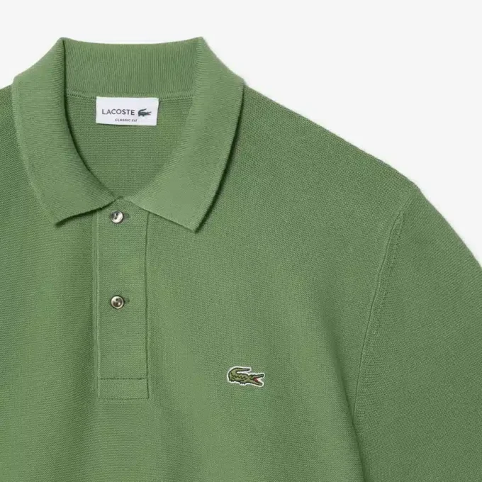 Klassiek gesneden gebreide Polo