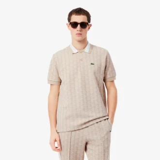 Klassiek gesneden monogrampolo voor heren