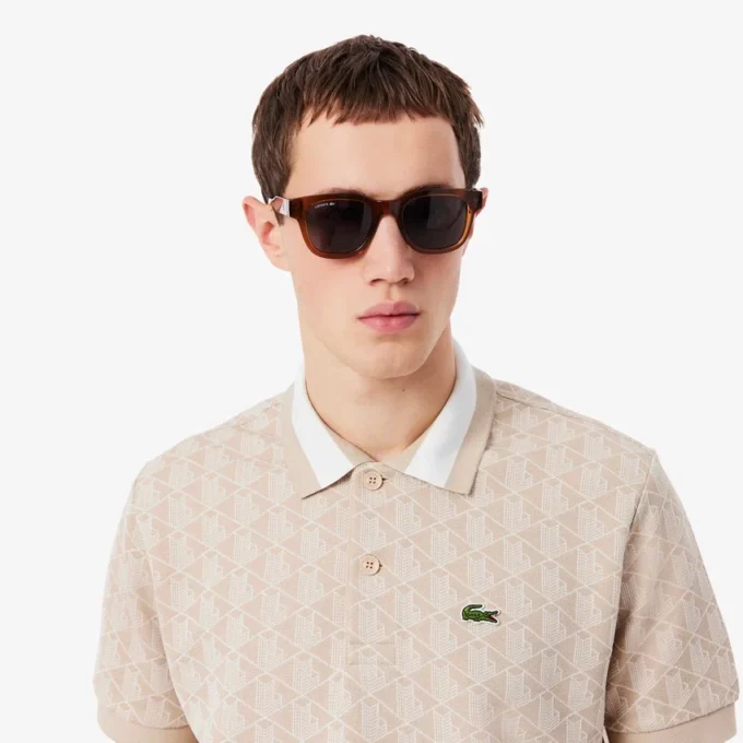 Klassiek gesneden monogrampolo voor heren