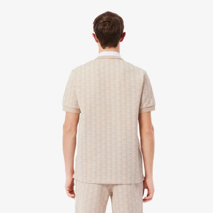 Klassiek gesneden monogrampolo voor heren