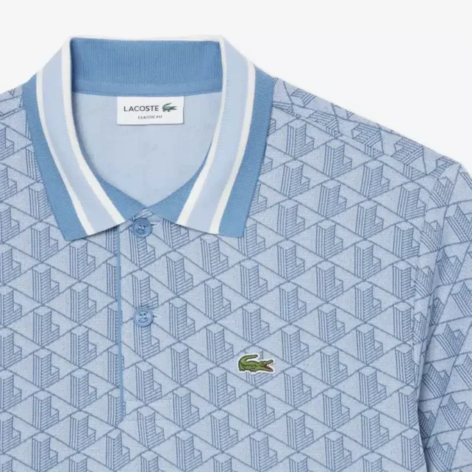 Klassiek gesneden monogrampolo voor heren