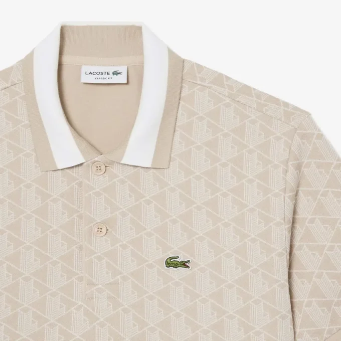 Klassiek gesneden monogrampolo voor heren