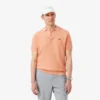 Klassiek getailleerd gebreid poloshirt