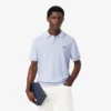 Klassiek getailleerd gebreid poloshirt