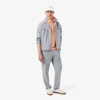 Klassiek getailleerd gebreid poloshirt