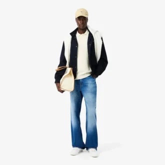 Klassiek getailleerd gebreid poloshirt