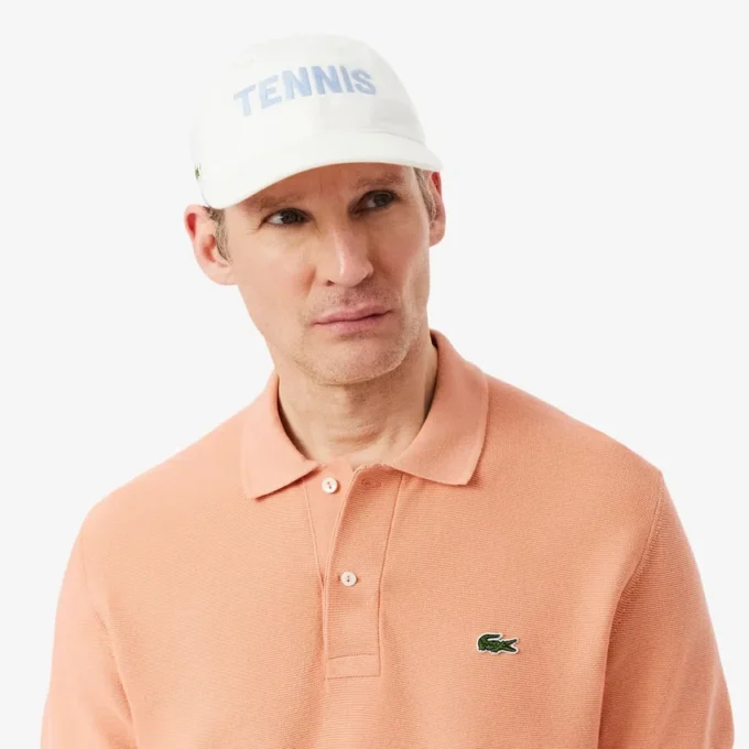 Klassiek getailleerd gebreid poloshirt