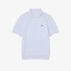 Klassiek getailleerd gebreid poloshirt